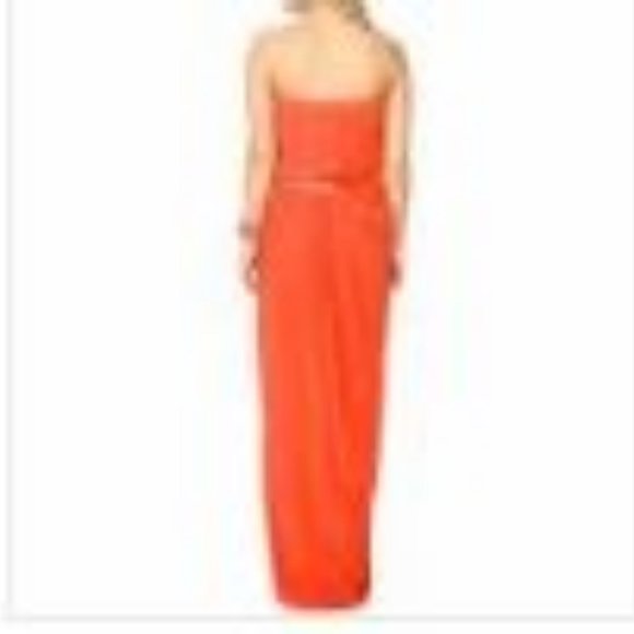 MALENE BIRGER Strapless Silk Gown, Crystal Belt - Picture 4 of 16